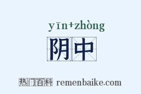 阴中是什么意思的图片